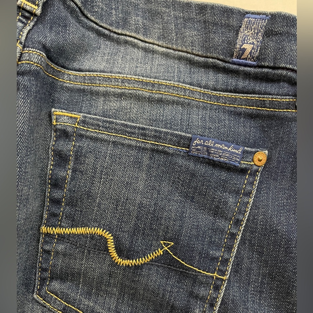 7‎ For All Mankind Karah Straight Leg Jeans Size 30 - Picture 8 of 8